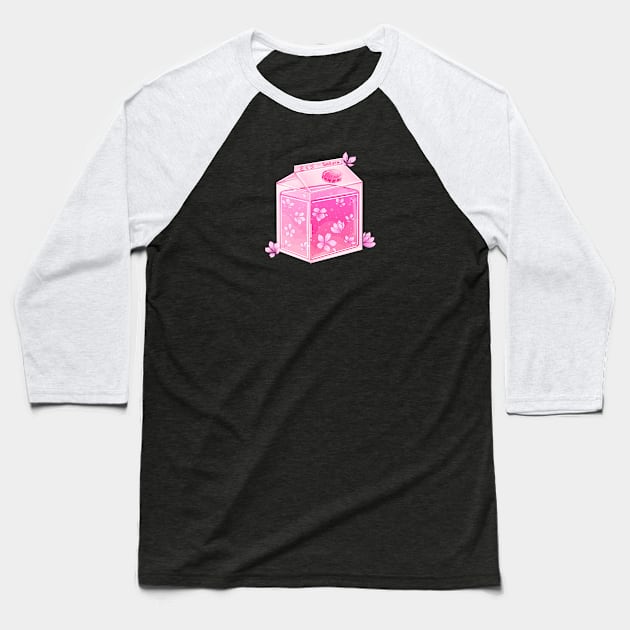 Sakura Milkbox Baseball T-Shirt by Sonoyang